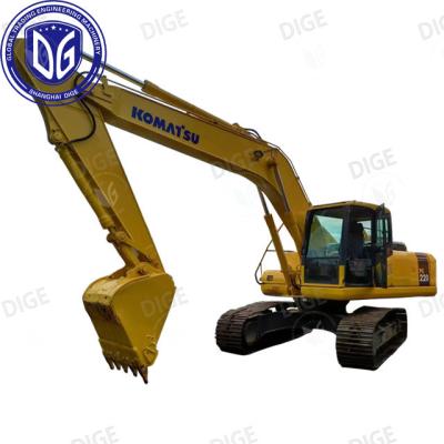 China PC220-7 Gebruikte Komatsu-graafmachine 22 ton Japanse originele medium crawler hydraulische graafmachine Te koop