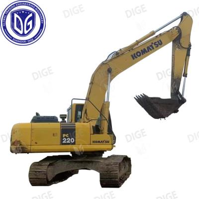 China 22 ton gebruikte Komatsu graafmachine PC220-7 origineel uit Japan, in goede staat te koop Te koop