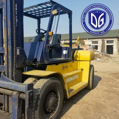 Cina Origine Giappone 10 tonnellate di carrello elevatore Komatsu usato 10 tonnellate di carrello elevatore Komatsu di seconda mano 10 tonnellate in vendita