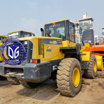 China Front end loader Used Komatsu Loader WA320-5 Original Labor Saving Limited Stock for sale