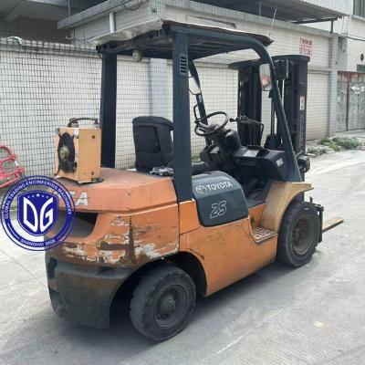 China Original Toyota 2.5t Forklift Durable And In Good Condition Low Maintenance Cost for sale