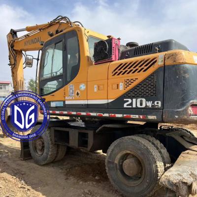 China Hyundai 210W-9 21Ton Used Wheel Excavator,Origin From Korea,Available Now for sale