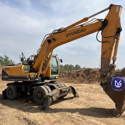 China Origin Korea 210W-9 Used Hyundai Wheel Excavator 210W-9 Wheel Excavator Secondhand Hyundai Excavator 210W-9 for sale