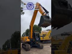 Hyundai 220 Used Hydraulic Excavator With Engine Cummins B7 For Sale Crawler Excavator