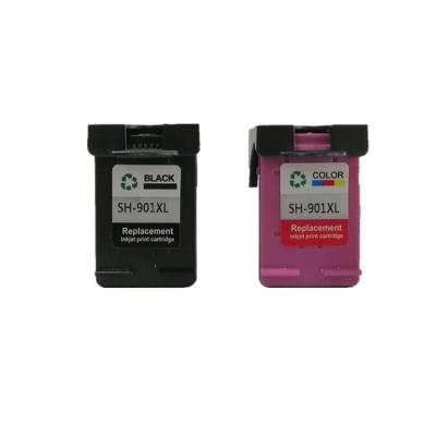 China Full COMPATIBLE Ink Cartridges Remanufactured 901Xl Compatible Cartridge Inkjet Printer Ink Cartridge For Hp for sale