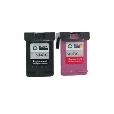 China COMPATIBLE Re-manufactured Black / Color Printer Inkjet Ink Cartridge 63Xl Ink Cartridge For Hp for sale