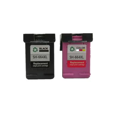 China COMPATIBLE Uniform Black Ink Cartridge 664Xl Premium Inkjet Ink Cartridges For Hp for sale