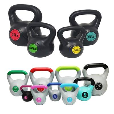 China Home Use Fitness Kettlebell Weights With Plastic Shell For Home Use And Home Workout for sale