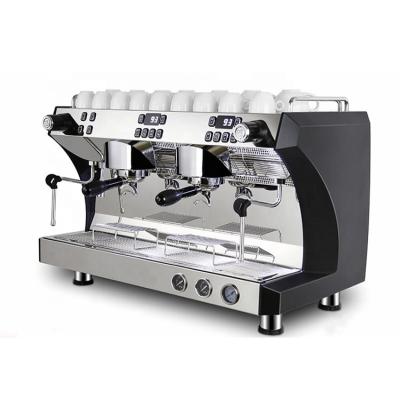 China Professional Half 9 Bar Rotary Pump Coffee Machine Automatic Home Use Espresso Cappuccino Commercial Coffee Machine Maker for Coffee Shop for sale