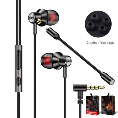 China Cheap High Quality Perfect Sound 3.5mm Mic Headphones Wired Studio Red Festival Celebrate Earphone for sale