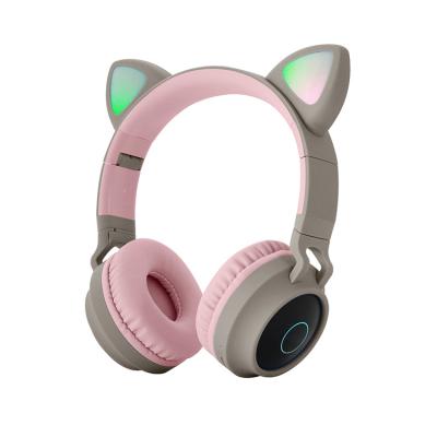 China OEM Microphone Headest Gaming Perfect Sound Moving Noise Canceling Neckband Wireless Cat Ear Headset With MIC for sale