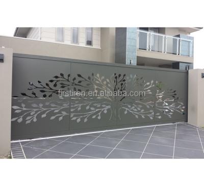 China Easily Assembled Tree of Life Laser Cut Iron Main Gate for sale