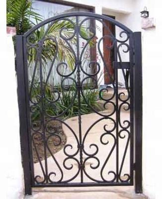 China First Easy Assembled Metalwork Alibaba Gold Supplier Small Wrought Iron Walk Garden Gate for sale