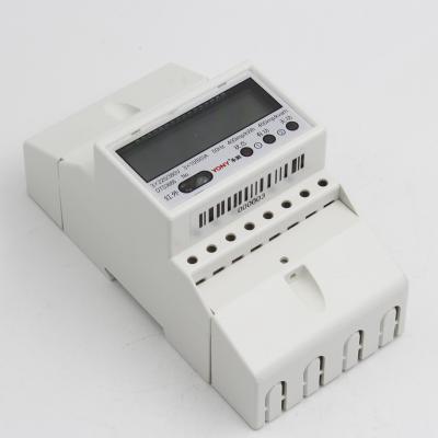 China New Product Single Phase Digital Smart For Solar System Din Rail Electricity Meter DDS3666-SPD-LCD for sale