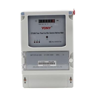 China Plastic Electronic Three Phase Reliable Power Protection Meter Electric Two Way Energy Meter for sale