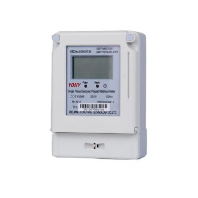 China Plastic Electricity Overdraft Function Electronic Energy Meter for sale