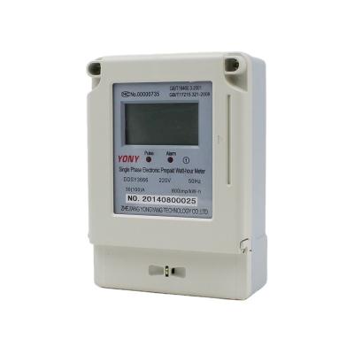 China Single Phase Prepaid Electricity Meter With DDSY3666 Smart Card for sale