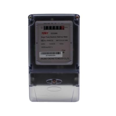 China DDS 3666 Yongyang High Quality Single Phase Two Wire Electricity Power Meter With LCD Display DDS3666-03-SPE for sale