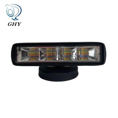 China Long Life 72W Automobile LED Work Light Yellow And White Strobe Driving Lamp For Car SUV Jeep Truck Offroad for sale