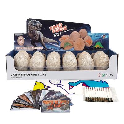 China Amazon Children's First Education Hot Selling Eggs Dig Kit For Kids From Dig And Discover Dinosaur Dino Other Educational Toy Children for sale