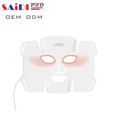 China Blood Vessel Removal Red Light Therapy Face Mask Skin Beauty And LED Anti Aging Facial Masks Therapy Red Light Therapy Anti Aging Face Mask for sale