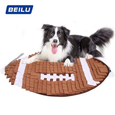 China 2022 Pet Stocked Nose Mat For Dogs Washable Pet Feeding Nosework Treats Mat Pet Activity Enrichment Dog Toys Line Nose Work for sale