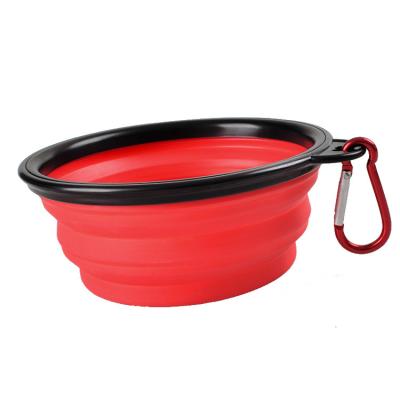 China Travel Viable Chinese Portable Collapsible Dog Bowl Pet Bowl Maker Cup Dish For Pet Food for sale