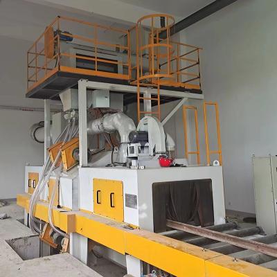 China Durable Hot Rolled Steel Structure Automatic Painting Line Roller Conveyor Shot Blasting Machine for sale