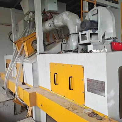 China Durable Pass Through Type Round Rod Steel Bar Surface Rust Removal Roller Conveyor Shot Blasting Machine for sale