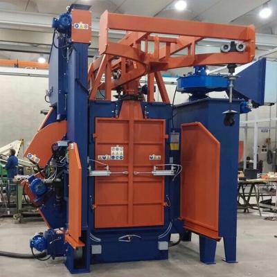 China Manufacturing Plant Latest Technology Hanger reducer Shell Surface Descaling Equipment Type Shot Blasting Machine for sale