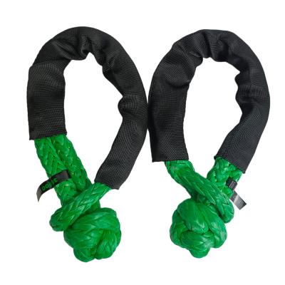 China Emergenct UHMWPE 10 mm Recovery Rope Kinetic Soft Shackle Kinetic Rope for sale