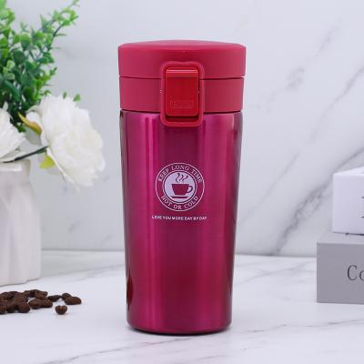 China Wholesale 380ml Double Wall 304 Food Grade Vacuum Viable Stainless Steel Portable Insulated Coffee Travel Mug Eco Friendly for sale