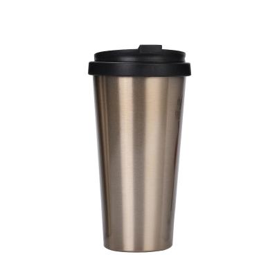 China Viable Stainless Steel Office Mug Coffee Travel Mug With Lid Gift Mug Stainless Steel Coffee Flask Mug for sale