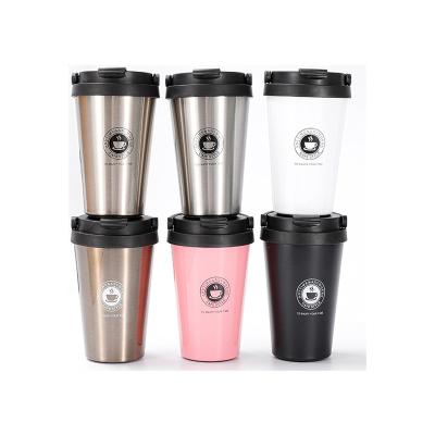 China Sustainable Stainless Steel Travel Coffee Mug Camping Tumblers Entertain Coffee Mug For Men Who Have Mustash for sale