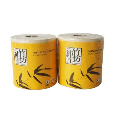 China High Quality Eco-Friendly Custom Bamboo 4ply Toilet Paper Tissue Paper Eco-friendly Material Free Sample-Wholesale for sale