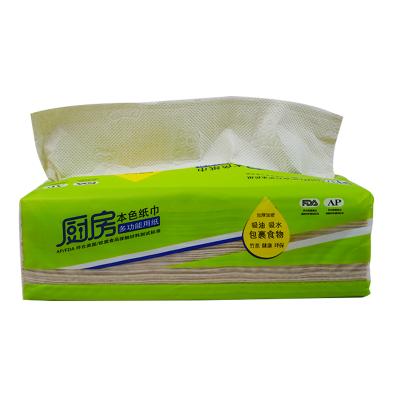 China Absorb Oil And Waterless Sample-Customized Kitchen Cloth Cleaning Paper Towel 2 Ply Kitchen Tissue Paper for sale