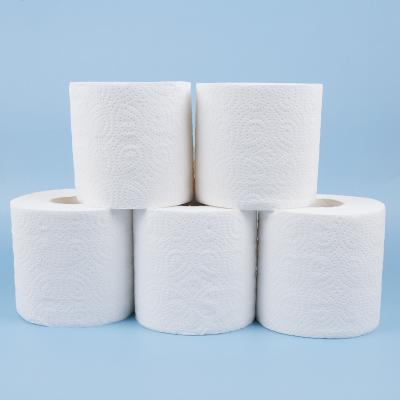 China Eco-friendly Material Lampure Embossed 3ply Tissue Paper / Biodegradable Bamboo Toilet Paper / Custom Soft Embossed Toilet Paper for sale