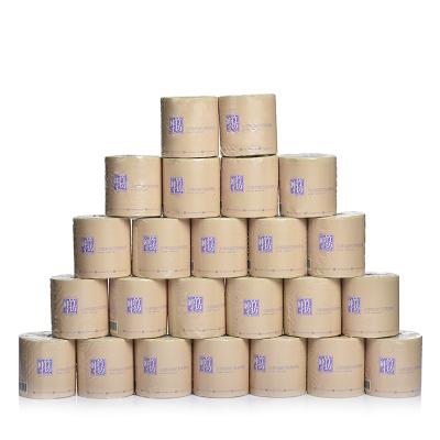 China 100% Sustainable Virgin Bamboo Paper Pulp Toilet Paper In A Rolls For Bathroom for sale