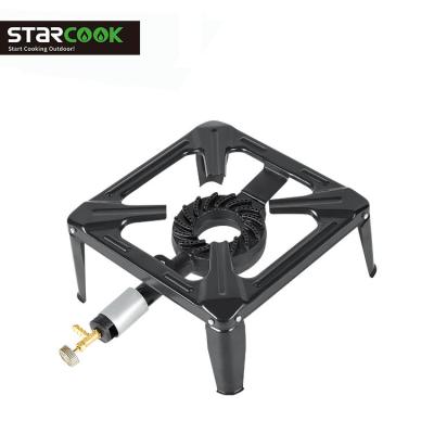 China Easily Assembled Cast Iron Burner Gas Propane Stove With Cooking For Kitchen Use Home Party for sale