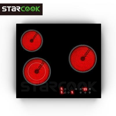 China Easily Cleaned Built-In Ceramic Electric Cooktops For High End Kitchen Appliance for sale