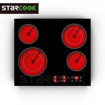 China Quick Clean And Easy Cook Luxury Indoor Ceramic Electric Cooktops For Home Kitchen Appliance for sale