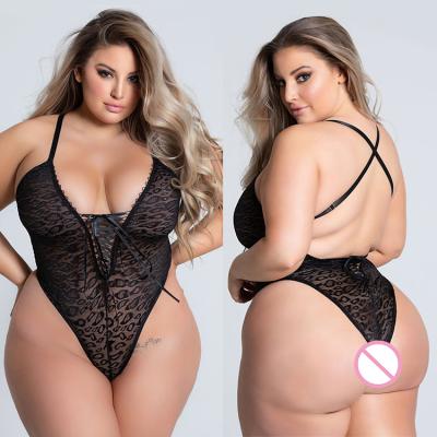 China Wholesale Sexy Hot Sexy Floral Lingerie Women's Transparent Women's Lingerie Mature Sexy Style Plus Size Lingerie Jumpsuit for sale