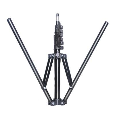 China 1.6m Foldable Portable Light Stand 1/4 Screw Head Tripod For Camera Smartphone Photo Studio Lighting for sale