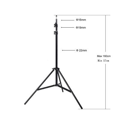 China Portable Tripod for Smartphone 160cm Height Light Stand Portable for Ring Light Tik tok Tripod Mobile Stand for sale