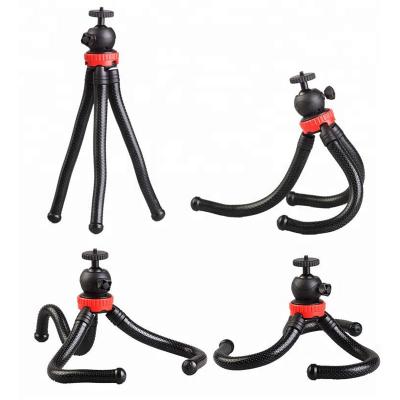 China 360 Degree Rotation Portable Mini Mobile Phone Tripod Portable Tripod Octopus Flexible Travel For Smartphone DSLR Camera Selfie Ring Light for sale