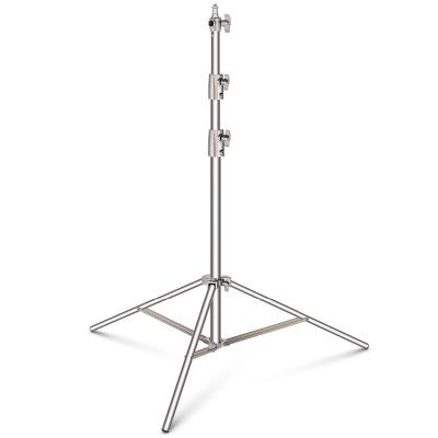 China Professional 2.8M Heavy Duty Stainless Steel Portable Stand Photography Studio Support Lightweight Tripod For Instant Light Softbox for sale