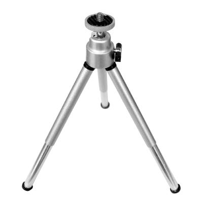 China Lightweight Mini Aluminum Desk Tripod Stand Light Weight With Phone Clip For Smartphone Camera for sale