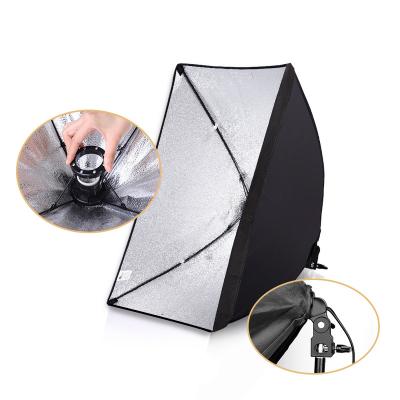 China Nylon Fabric SoftBox E27 50x70CM Single Lamp For Photography Studio Lighting Professional Continuous Light System for sale