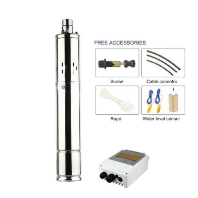 China Good prices submersible solar water pump for agriculture 4 inch solar submersible pump for sale