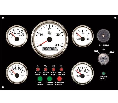 China Marine Engine Instrument Generator Motorboat Gauge Panel Compatible All Vessels Marine for sale